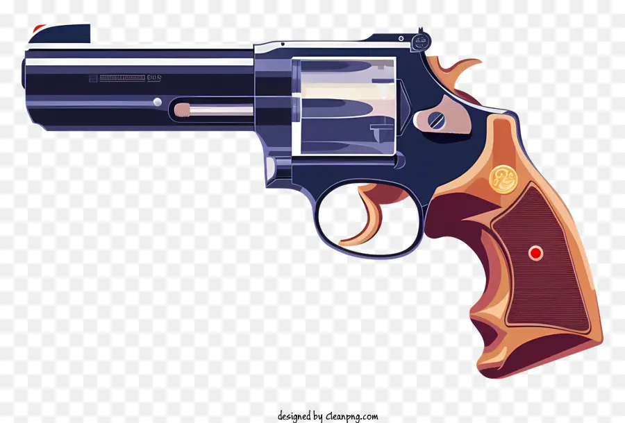 Revólver Pistola，Uma Arma PNG