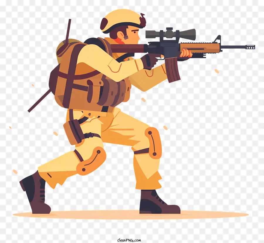 Arma De Tiro Do Soldado，Soldado PNG