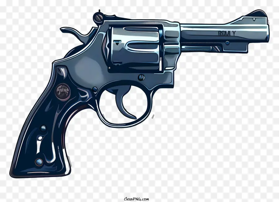 Revólver Pistola，Uma Arma PNG