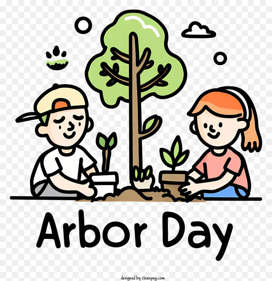 Arbor Day，O Plantio De árvores PNG