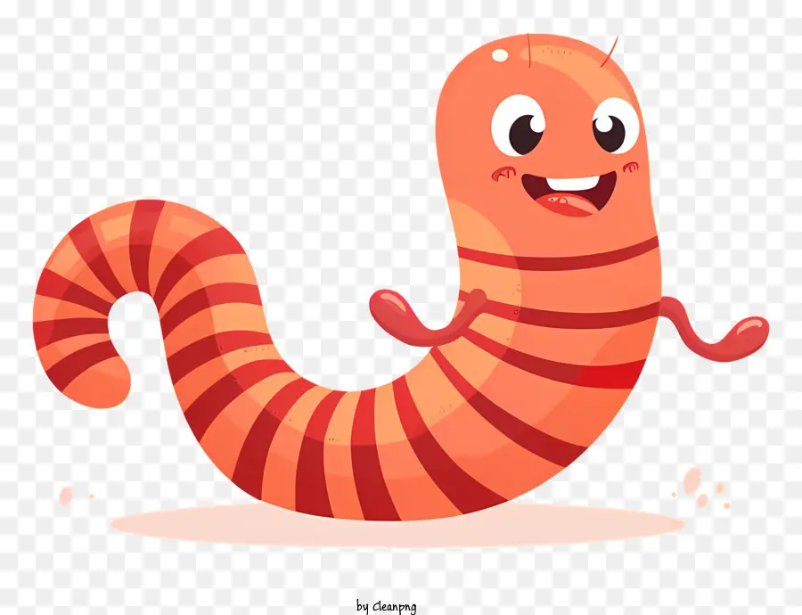 Minhoca，Caráter Worm PNG