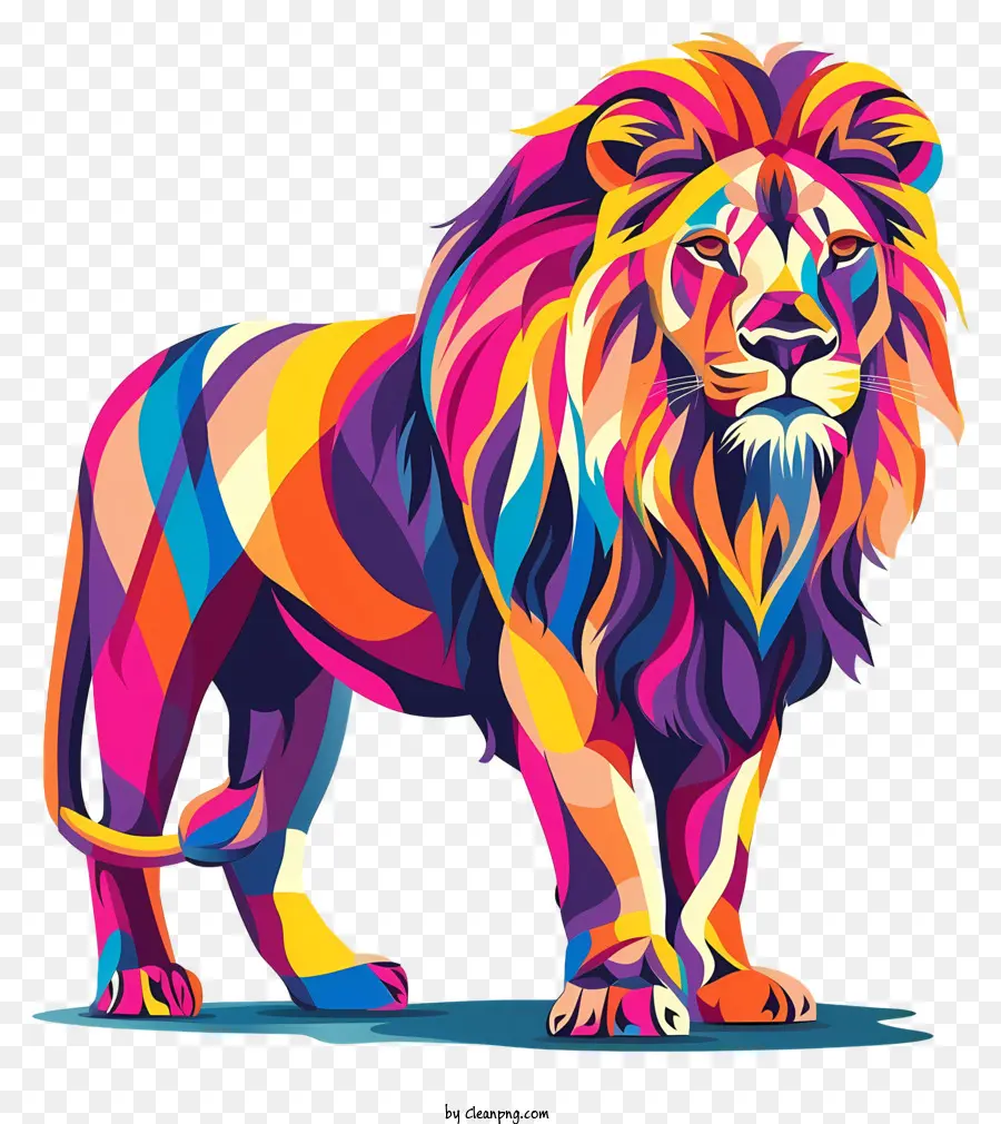 Leão，Pintura De Leões PNG