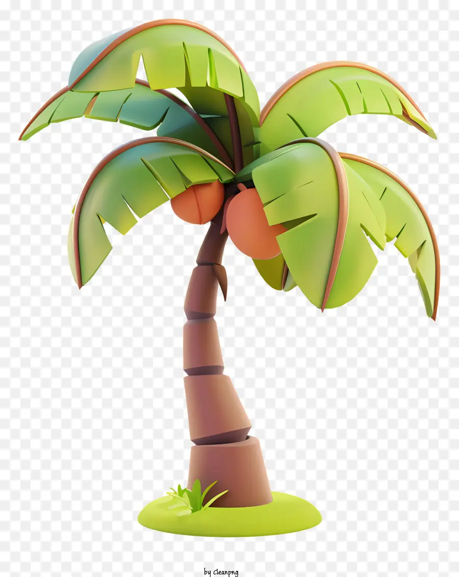 Árvore De Coco 3d，Palmeira PNG