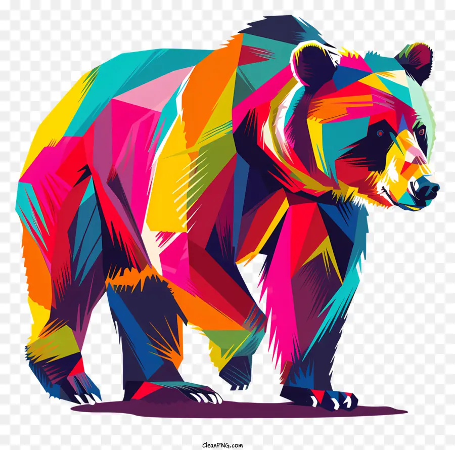 Urso，A Arte Abstrata PNG