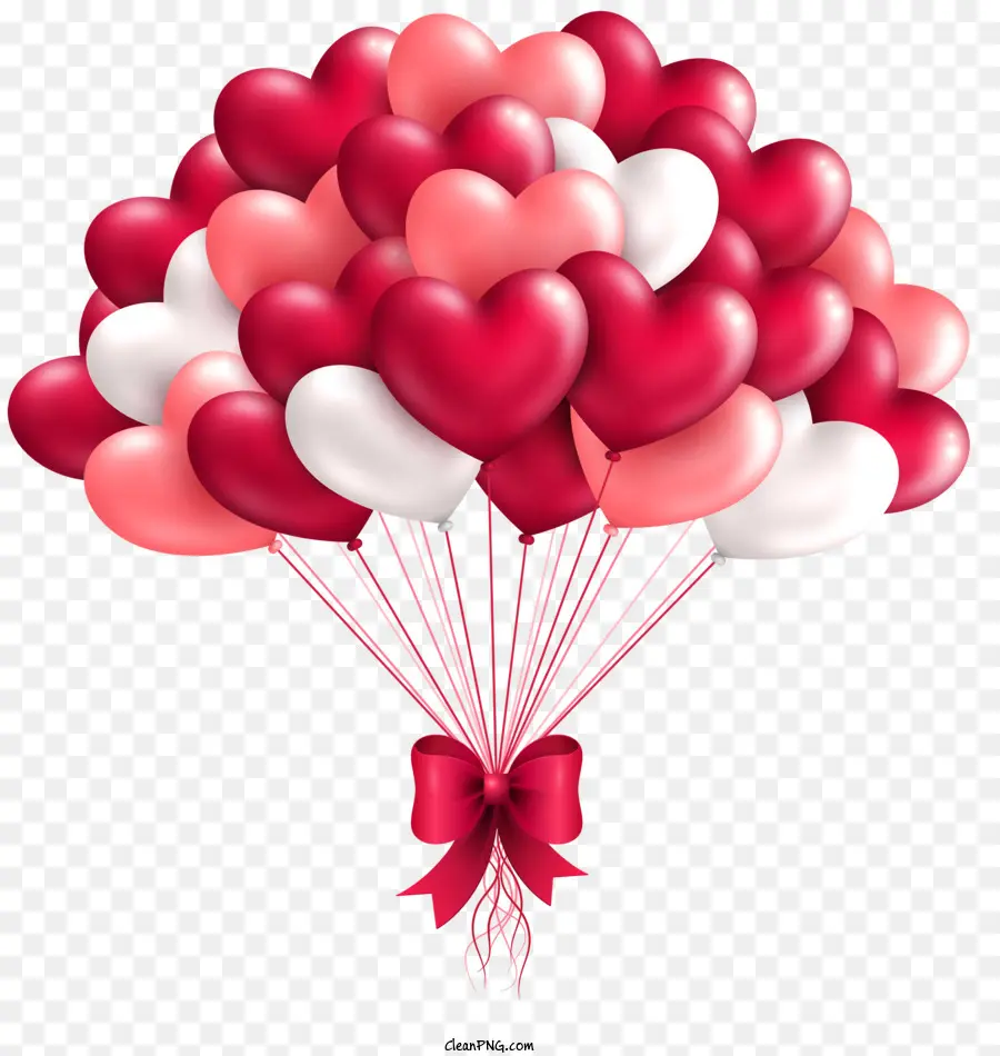 Coração，Balões PNG