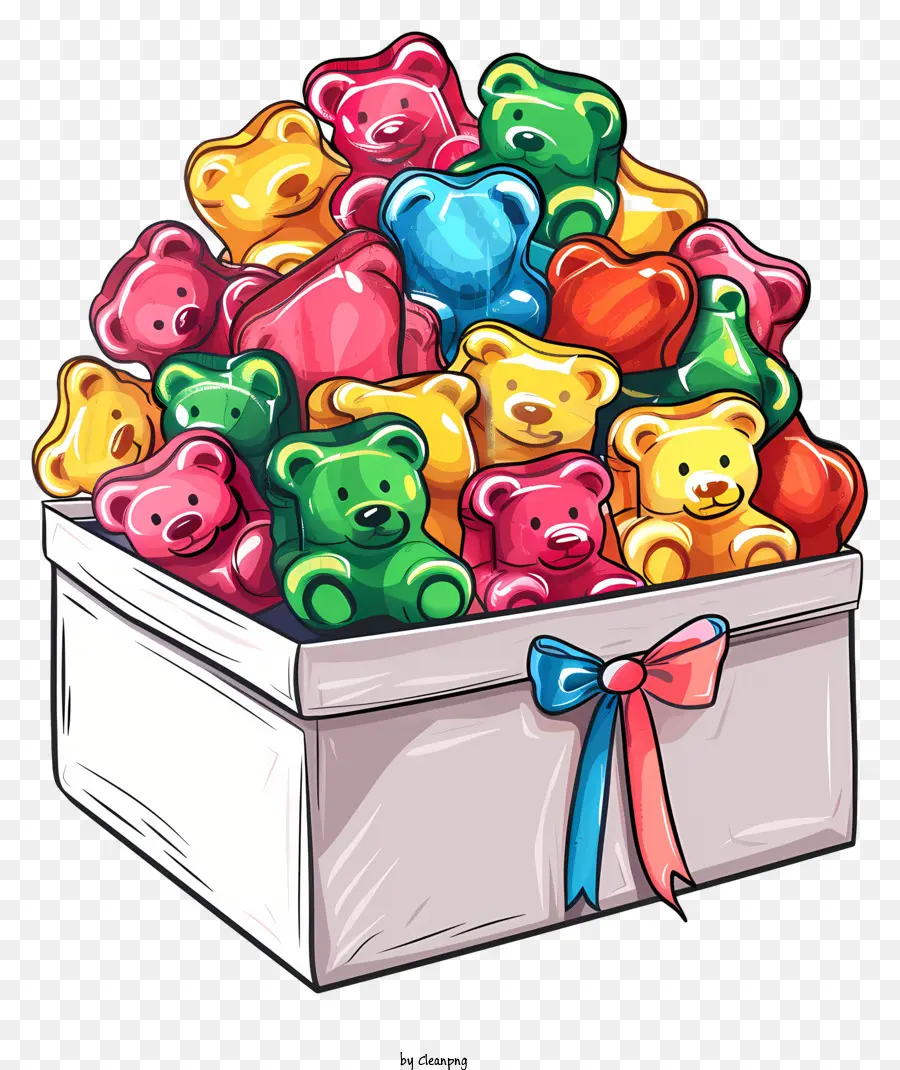 Gummi Bear Day，Doces Coloridos PNG