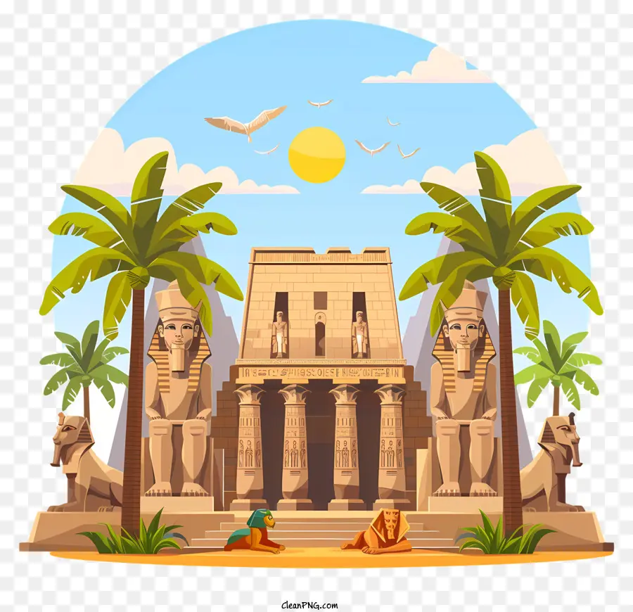 Templo Do Egito，Egito Antigo PNG