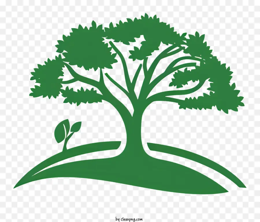 Arbor Day，árvore Silhueta PNG