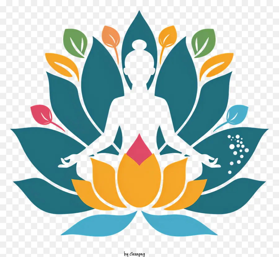 Spa Logotipo，Meditação PNG