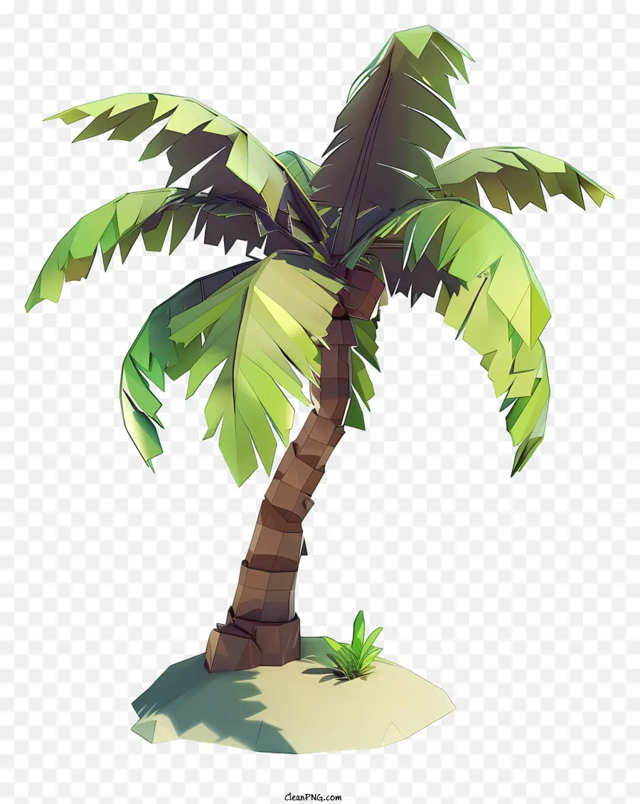 Árvore De Coco 3d，Palmeira PNG