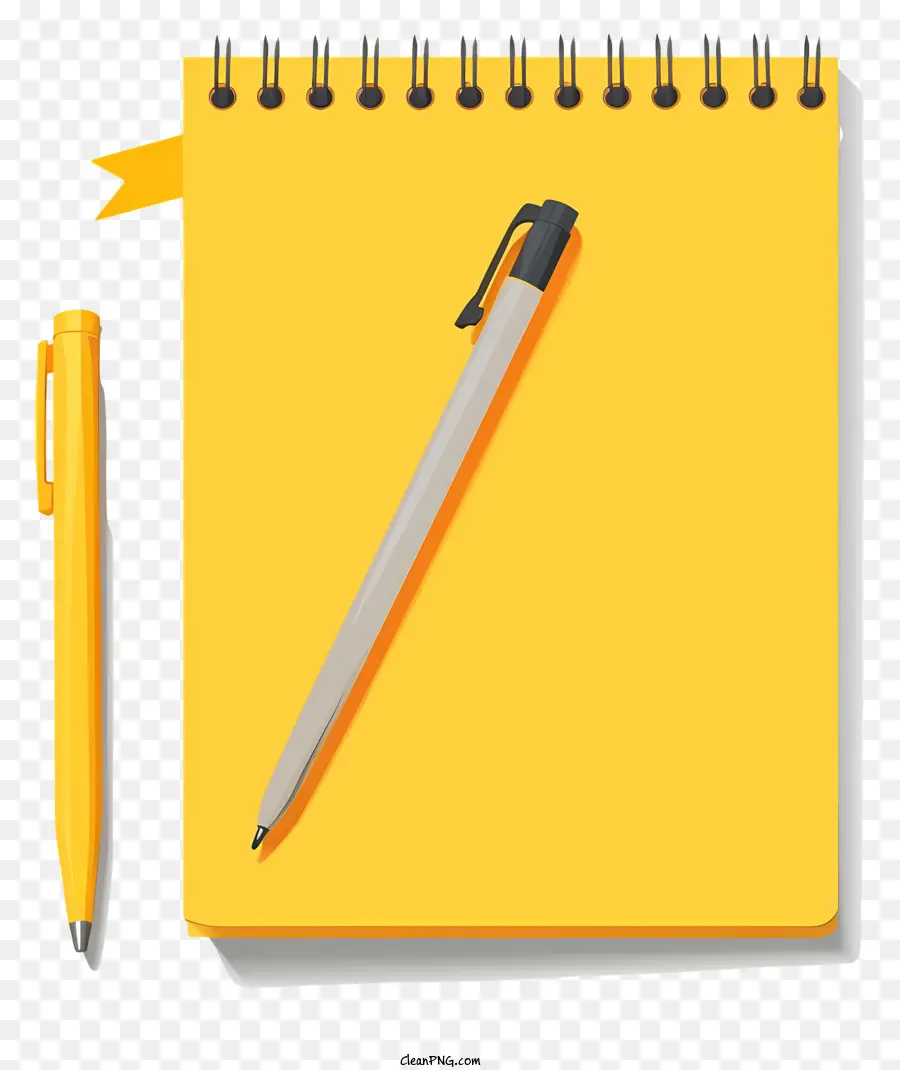 Folha De Bloco Amarelo，Notebook PNG