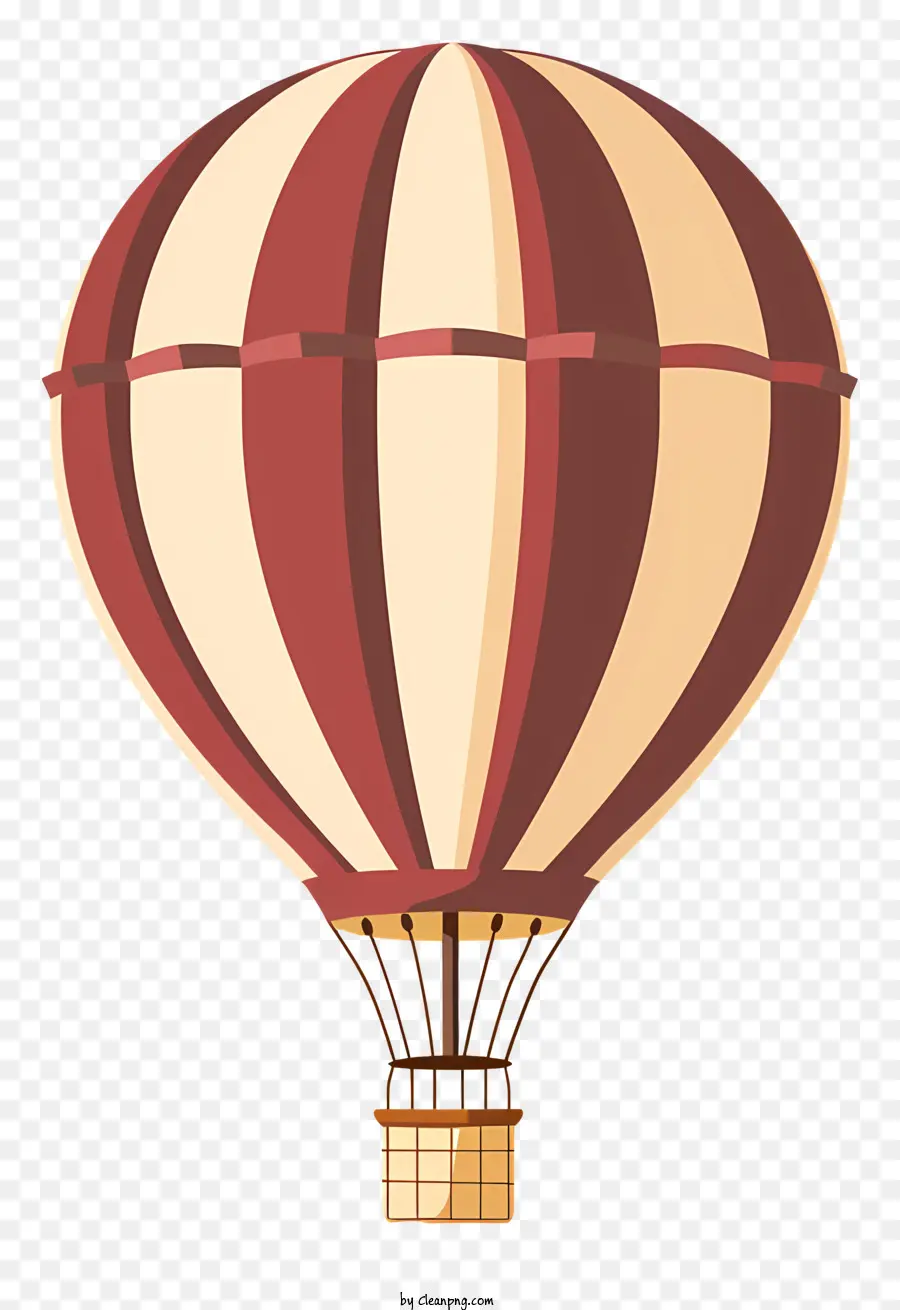 Balão De Ar Quente，Padrão Listrado PNG