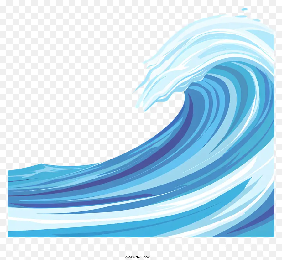 Fundo Azul，Onda PNG