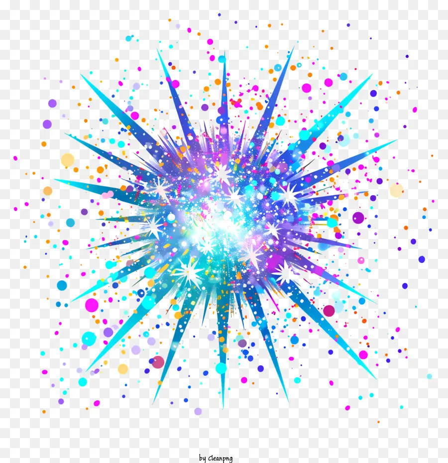 Sparkle，Explosão Colorida PNG
