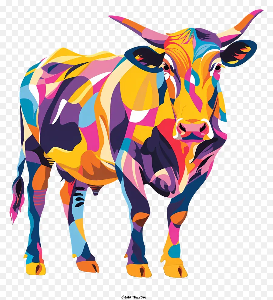Cow，Vaca Pintura PNG