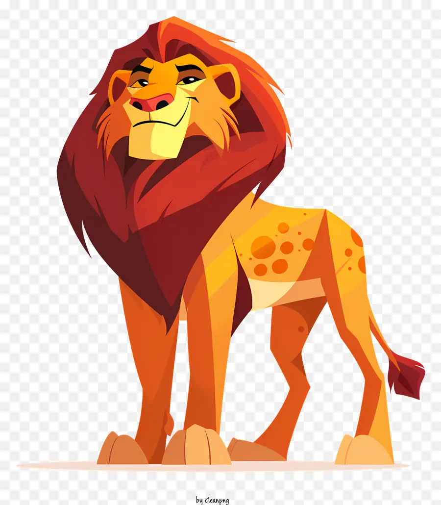 Rei Leão，Desenho Animado Leão PNG