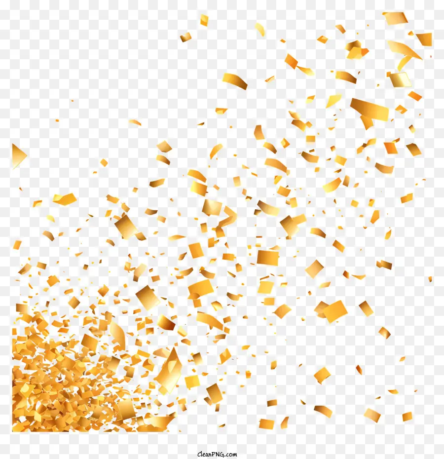 Ouro Confete，Caindo PNG