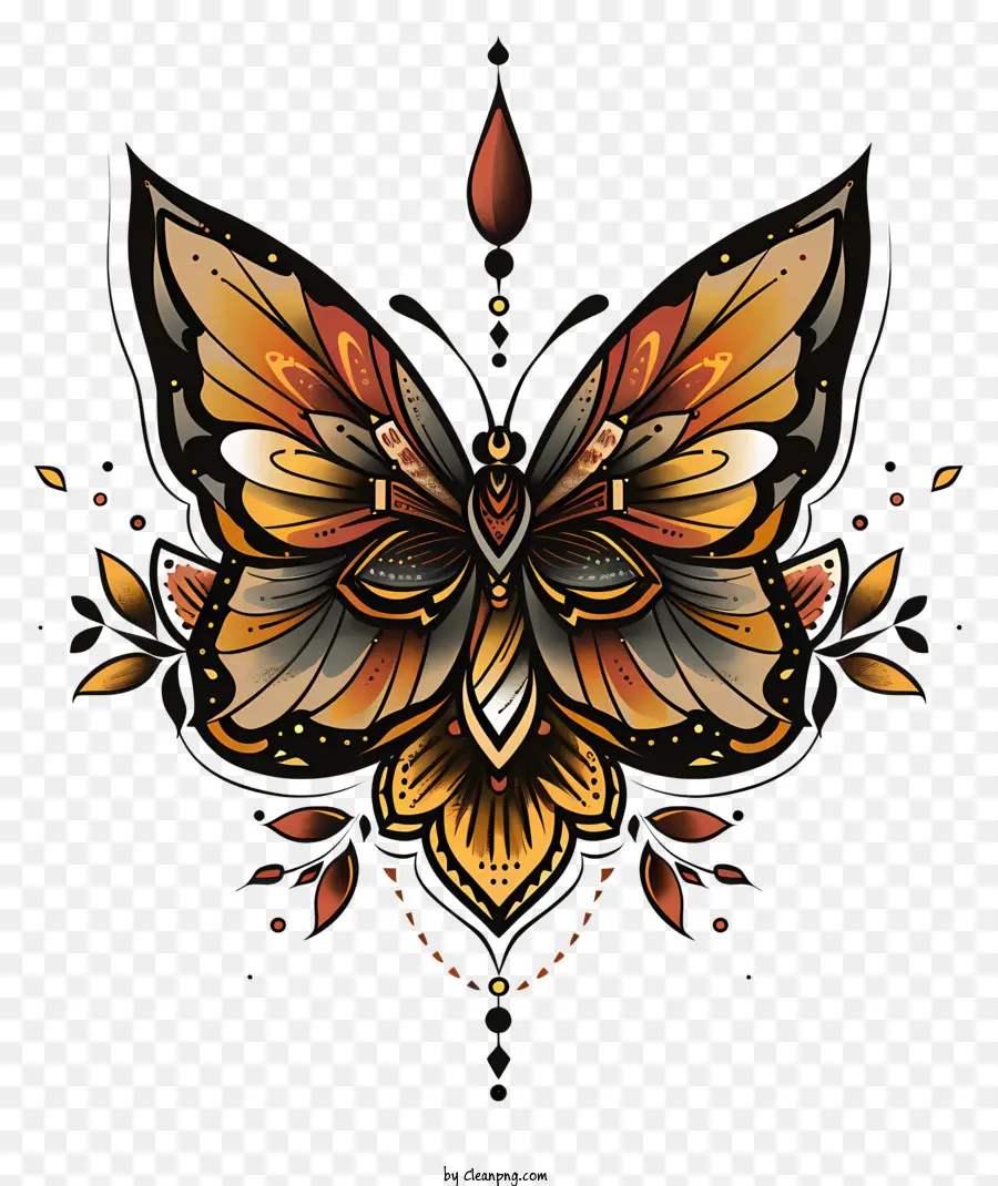 Tatuagem，Borboleta PNG