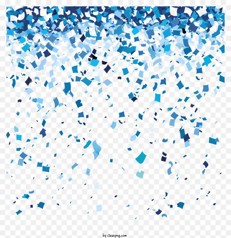 Azul Confete，Confete PNG