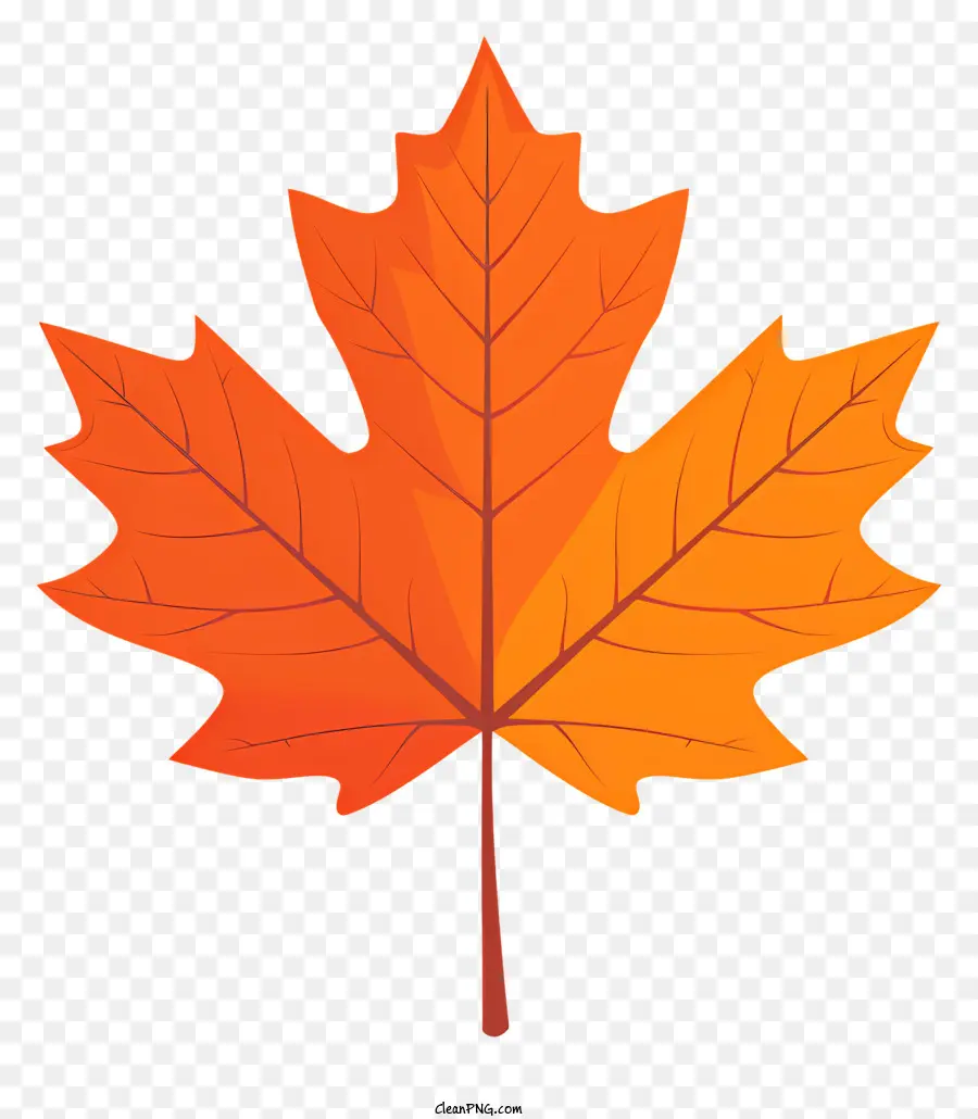 Maple Leaf，Laranja PNG