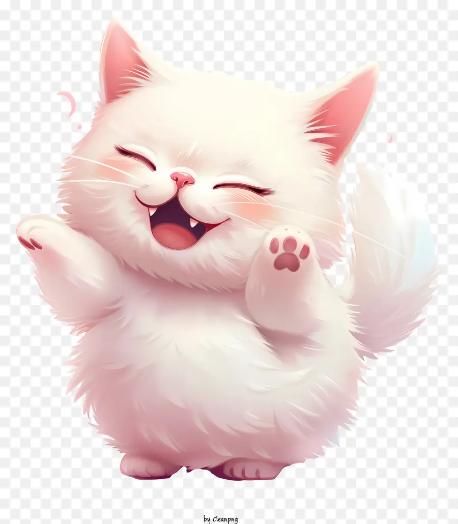 Kawaii，Gato Feliz PNG