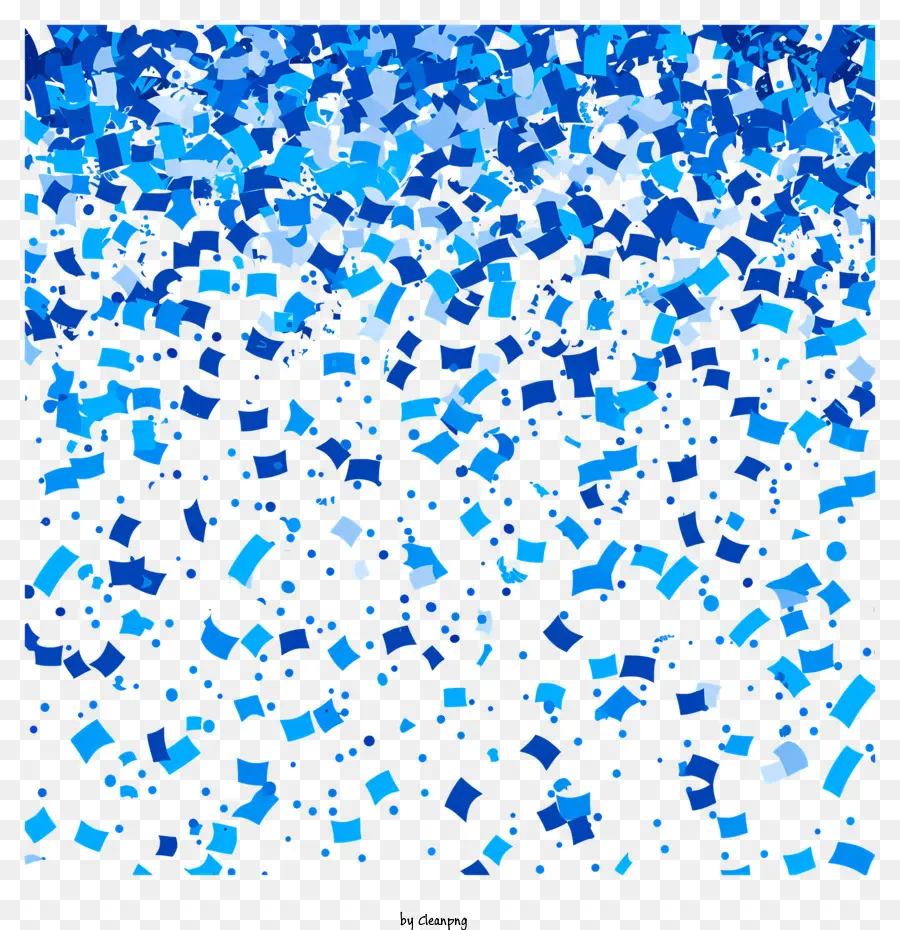Azul Confete，A Azul E A Branca Padrão PNG