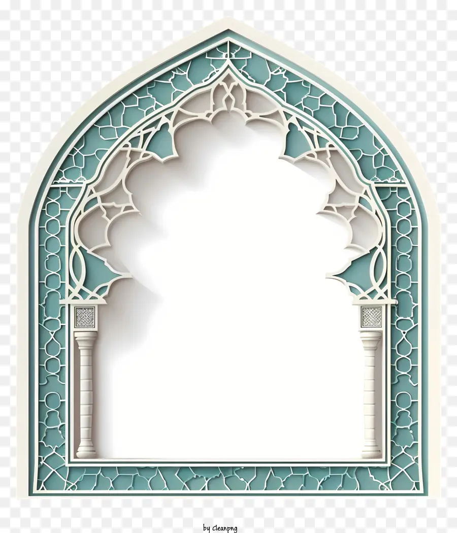 Islâmica Do Quadro，Janela Ornamentada PNG