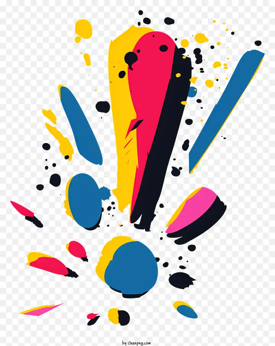 Exclamation，A Arte Abstrata PNG