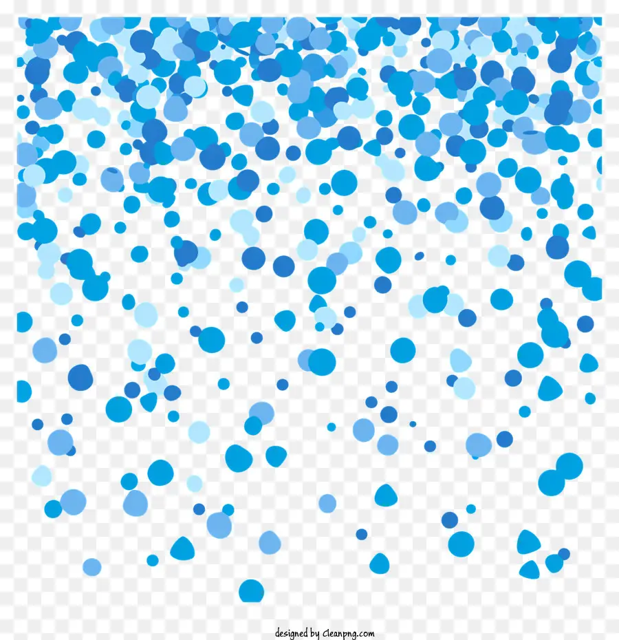Azul Confete，Glitter PNG