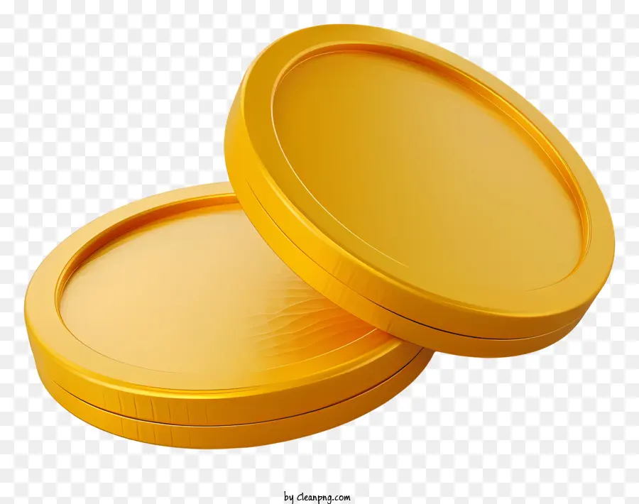 Moeda De Ouro，Copos De Plástico Amarelo PNG