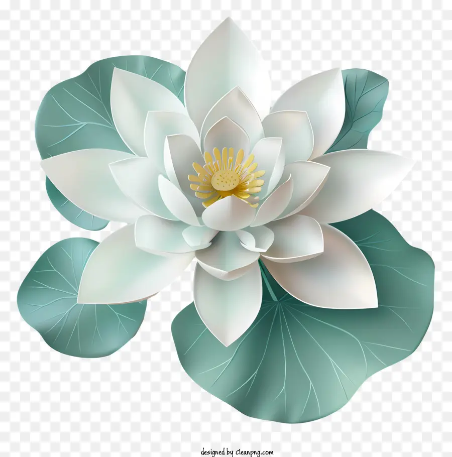 Lótus Branco，Flor De Lótus Branco PNG