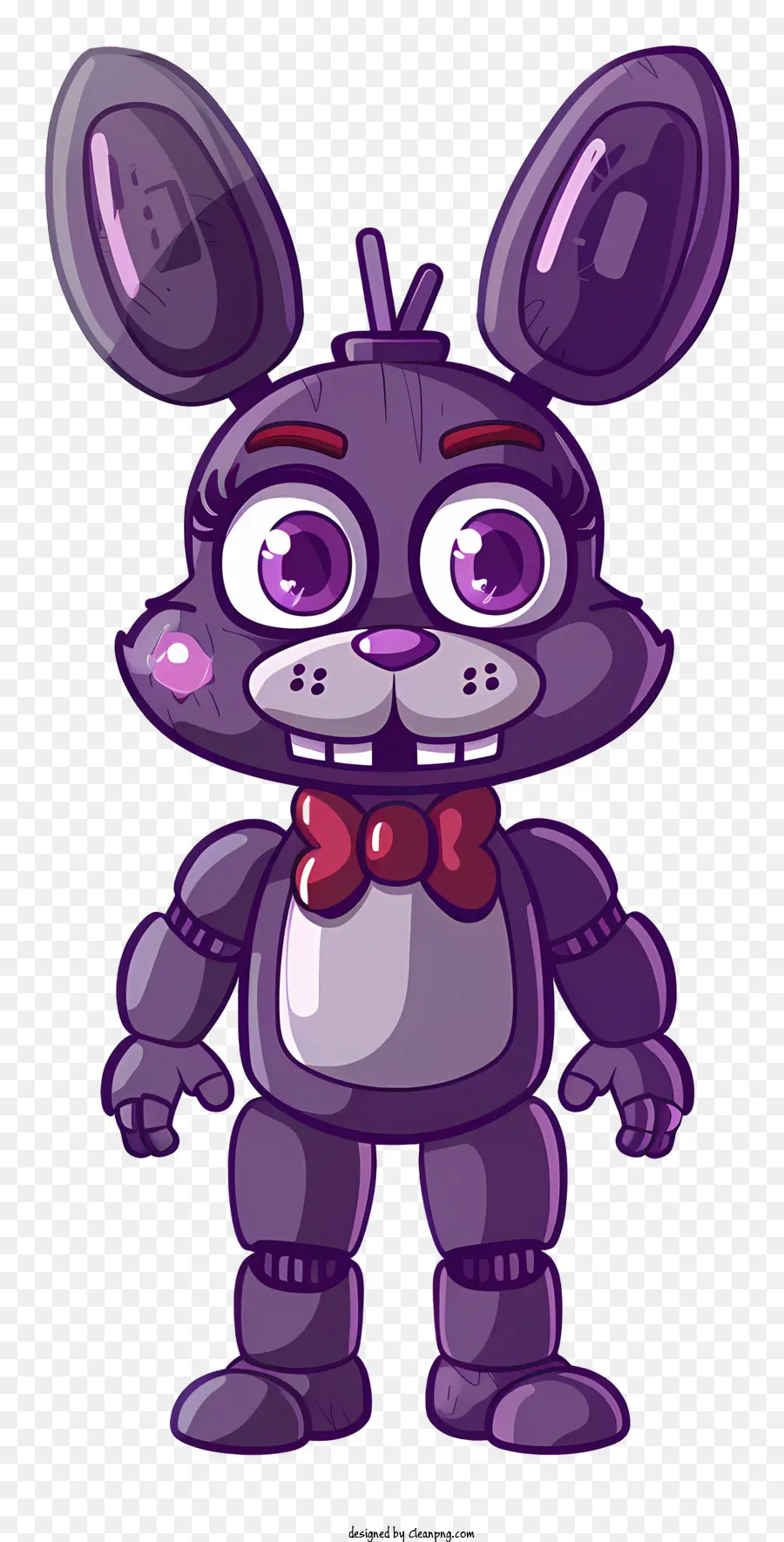 Bonnie Da Fnaf，Coelho Roxo PNG