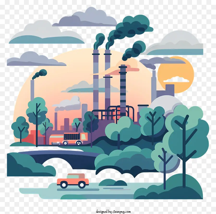A Poluição Do Meio Ambiente，Poluição PNG
