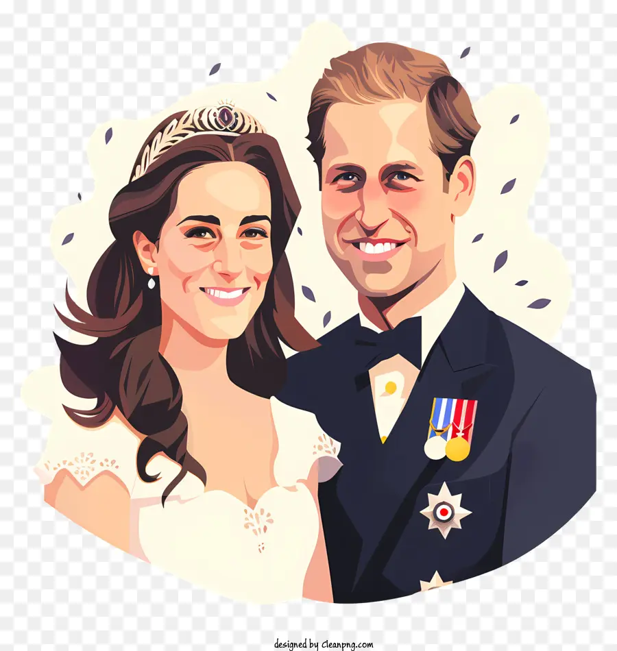 William Kate，Casal De Noivos PNG