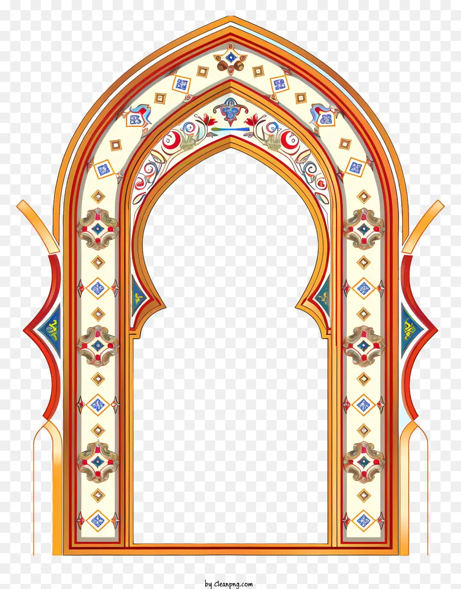 Islâmica Do Quadro，Arco Decorativo PNG