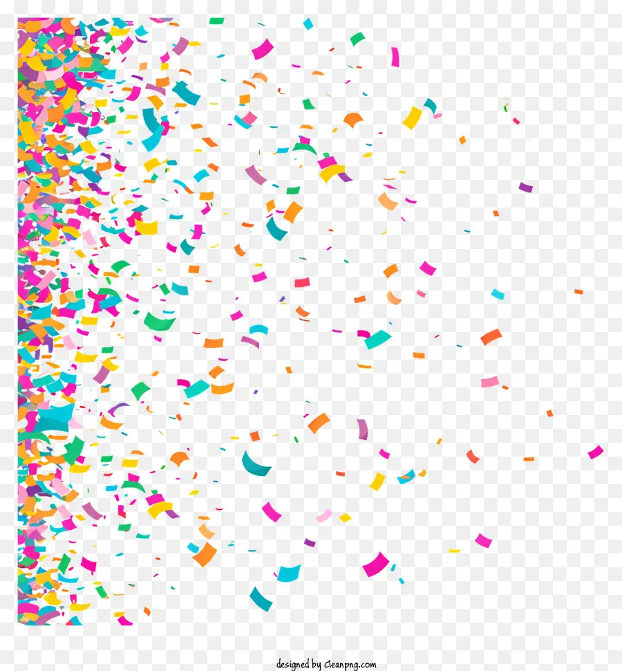 Confete，Colorido PNG