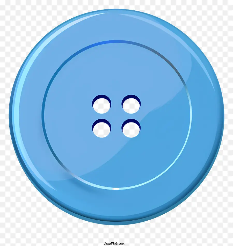 Roupas De Botão，Botão Azul PNG