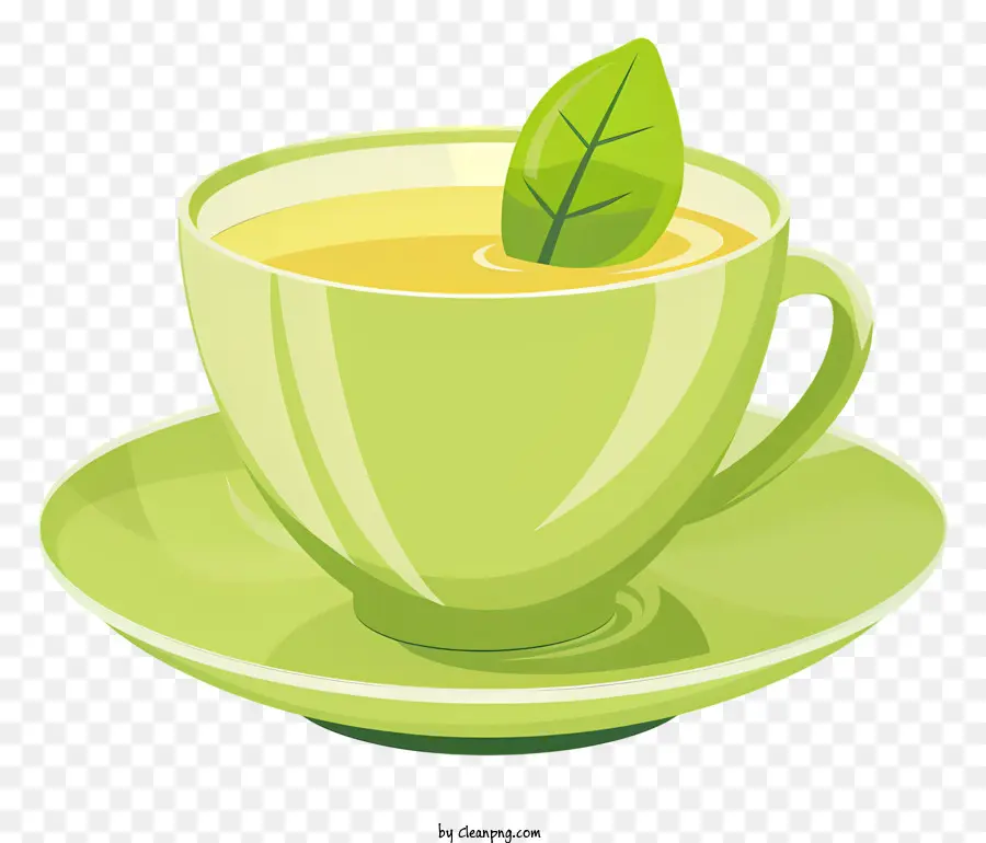 O Chá Verde，Hortelã PNG