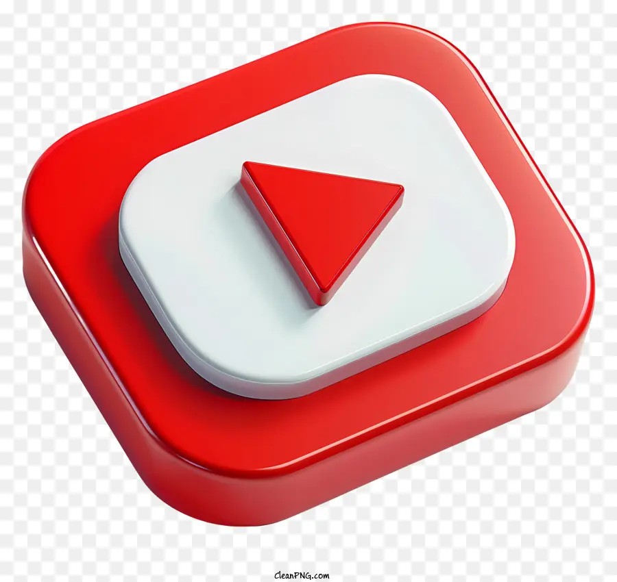 Logotipo Do Youtube，Vermelho E Branco PNG