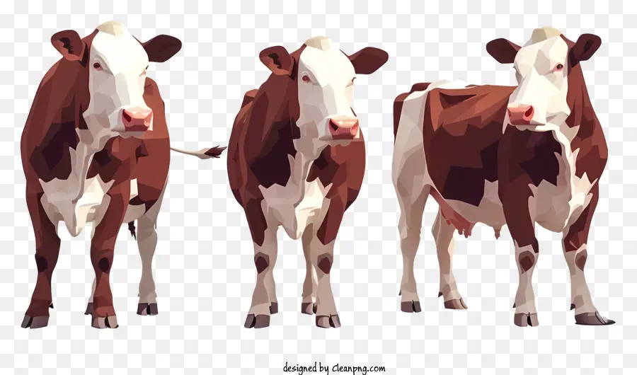 O Gado Hereford，Vacas PNG