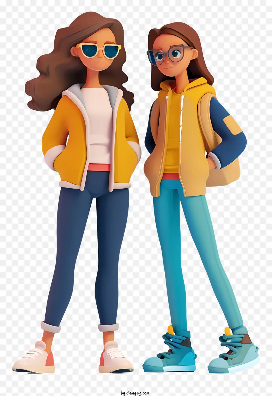 Mãe E Filha，Cartoon PNG