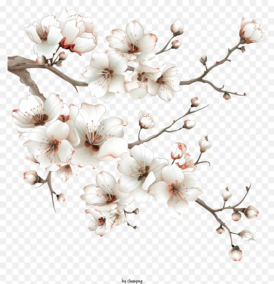 Blumen，Sakura Flores De Cerramento PNG