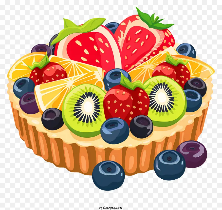 Tarta De Frutas，Sobremesa PNG