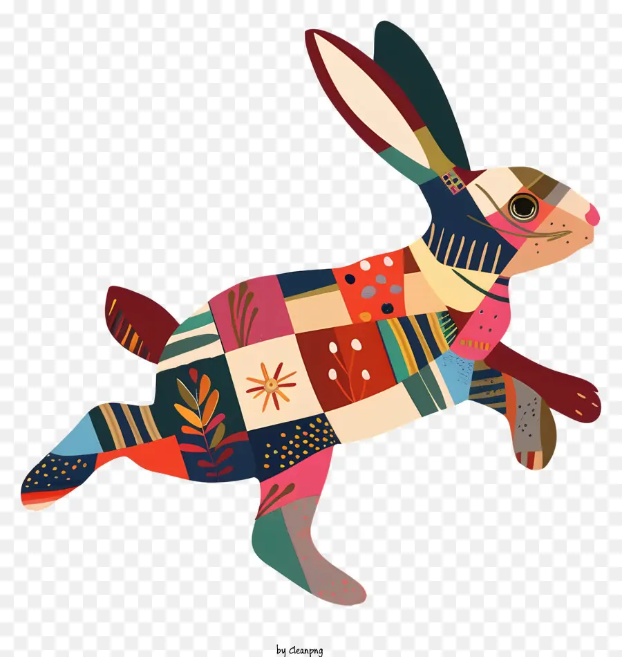 Bunny Hop，Coelho Colorido PNG