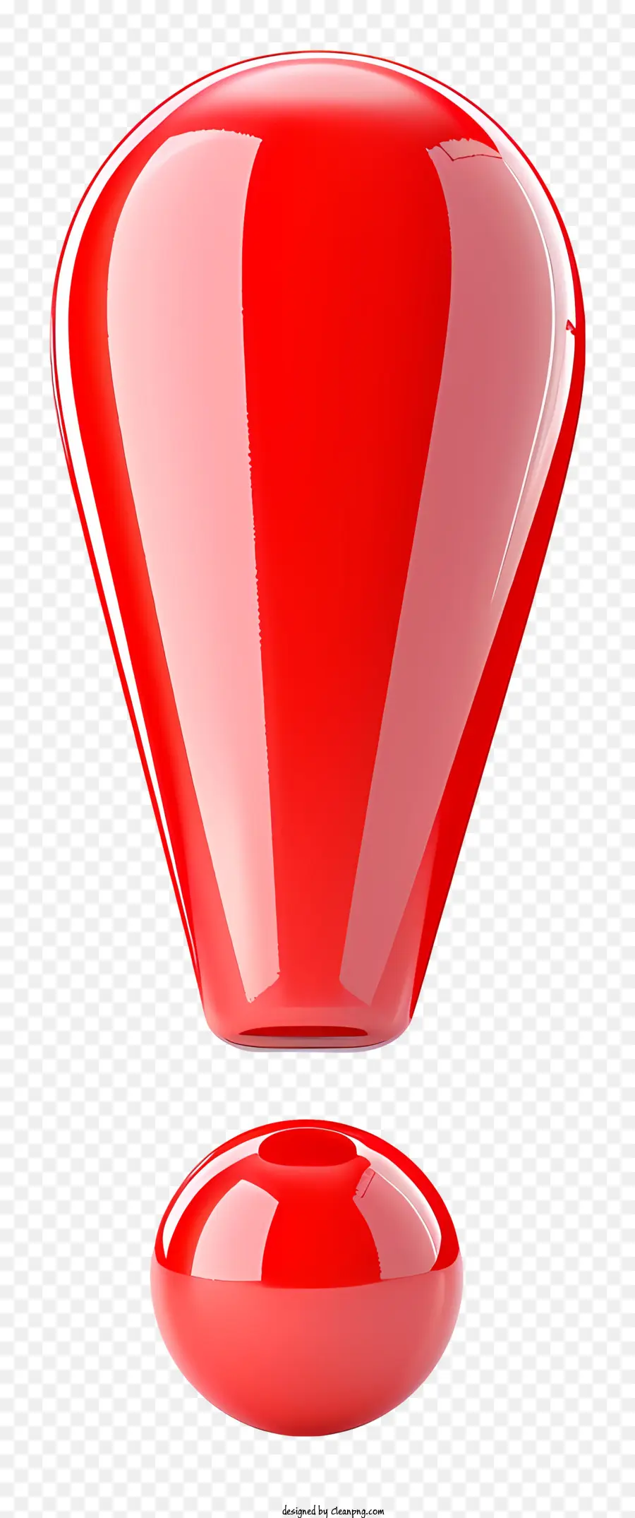 Exclamation，Red Orb PNG