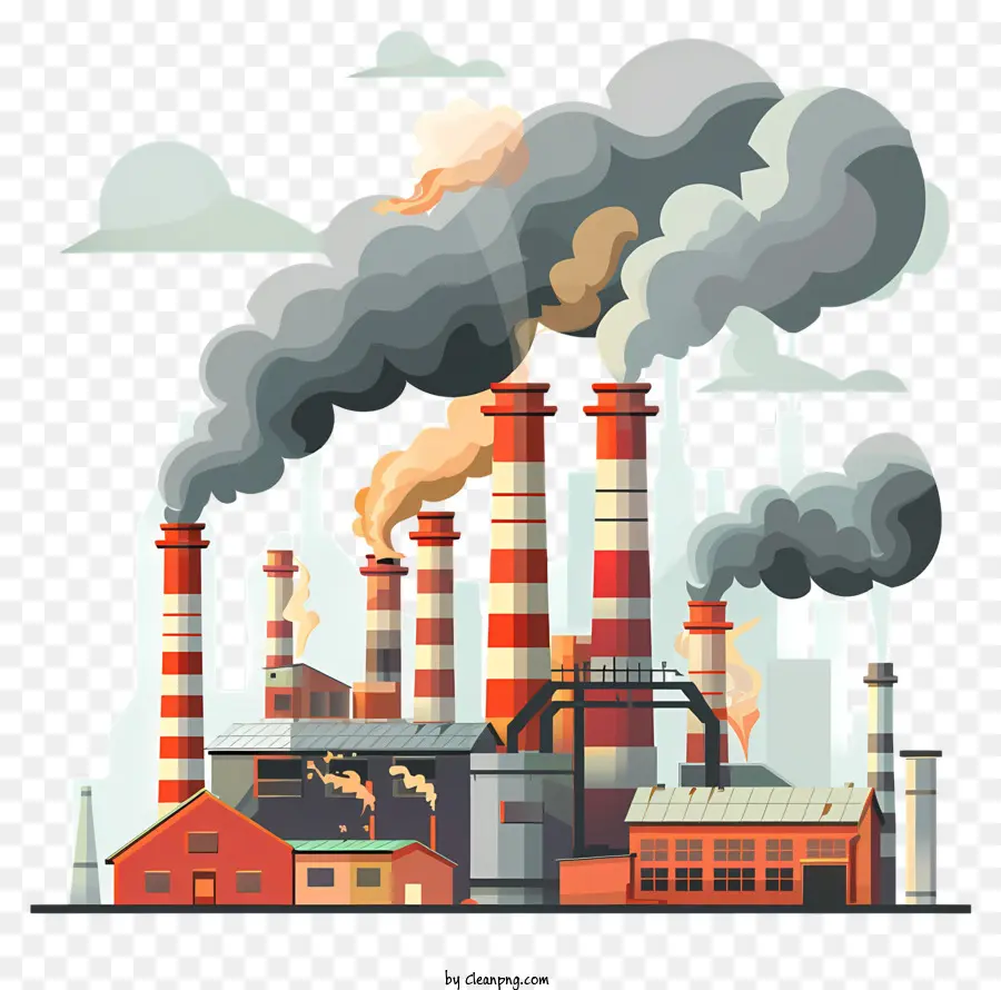 Fábrica De Poluição，Complexo Industrial PNG