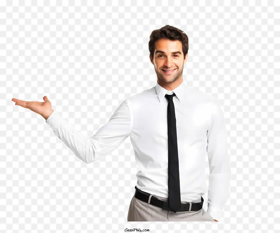 Pessoas，Homem De Camisa Branca PNG