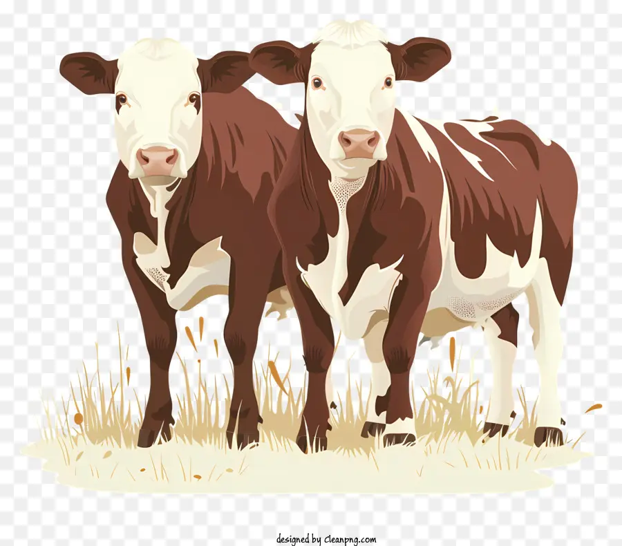 O Gado Hereford，Vacas PNG