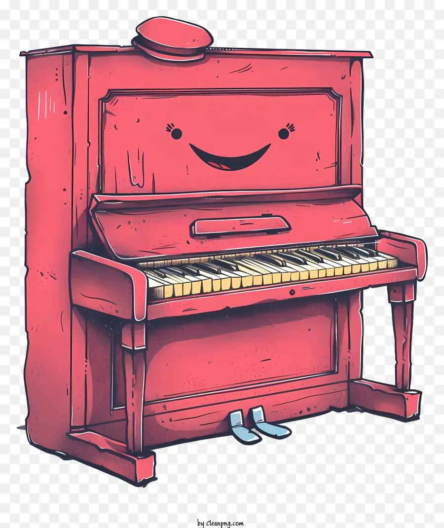 Piano，Red Piano PNG