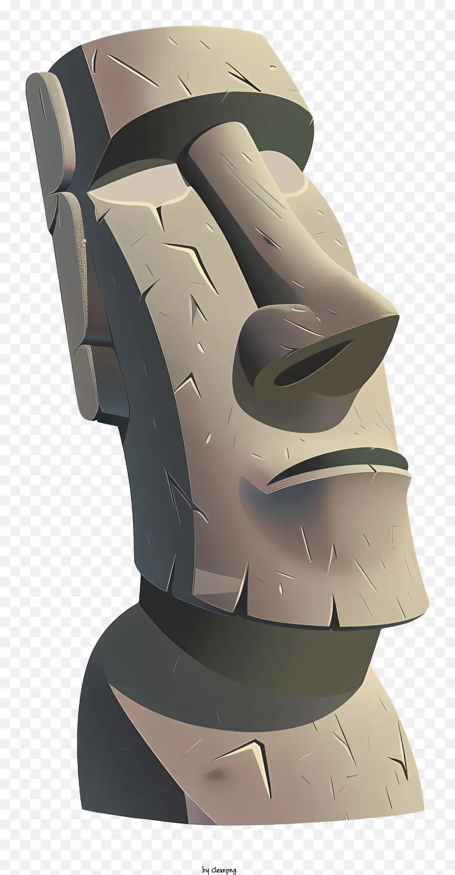 Moai，Escultura Em Pedra PNG